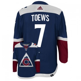 Colorado Avalanche Devon Toews 7 Adidas Alternate Navy Trikot Authentic - Herren